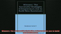 READ book  Winners The successful strategies entrepreneurs use to build new businesses Full Free