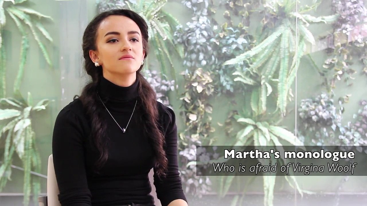 Who's afraid of Virginia Woolf Martha's monologue Laura Donado