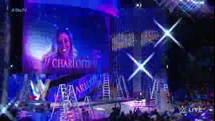 Charlotte snaps on the set of -Miz TV-- Raw