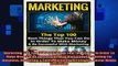 Free PDF Downlaod  Marketing The Top 100 Best Things That You Can Do In Order To Make Money  Be Successful  DOWNLOAD ONLINE