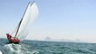 Traditionnelle course de voiliers dans les eaux du Golfe