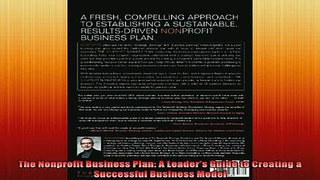 READ book  The Nonprofit Business Plan A Leaders Guide to Creating a Successful Business Model Full Free