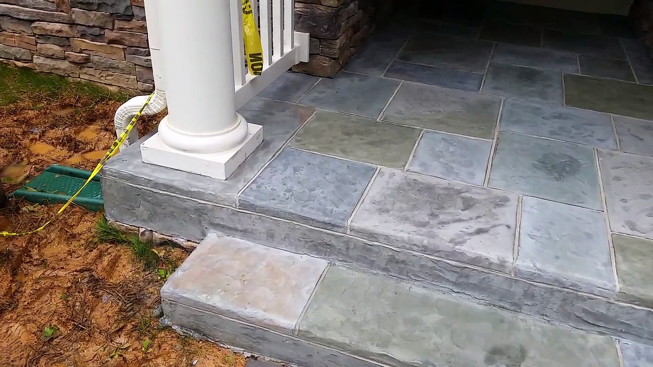 Salzano Custom Concrete decorative overlay