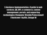 [PDF] E-business Implementation:: A guide to web services EAI BPI e-commerce content management