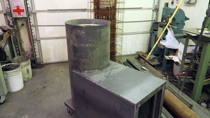 Rocket stove heater with castable refractory - Part 7