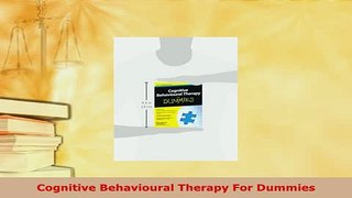 Download  Cognitive Behavioural Therapy For Dummies PDF Online