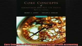 READ book  Core Concepts of Government and NotForProfit Accounting Online Free