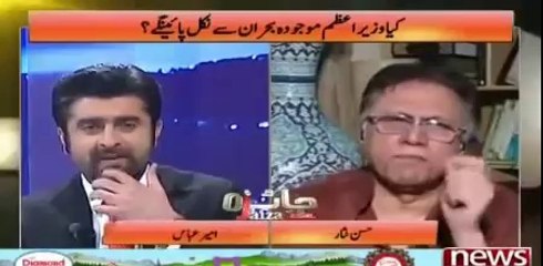 Inhain stage dramon mein hona chahiye - Hassan Nisar bashes Khwaja Asif on raising allegations on Imran Khan