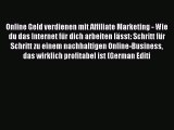 [PDF] Online Geld verdienen mit Affiliate Marketing - Wie du das Internet für dich arbeiten