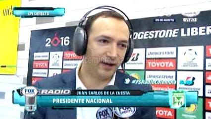 Juan Carlos de la Cuesta habló tras el 3-1 de Nacional ante Central · Copa Libertadores 2016 (cuartos, vuelta)