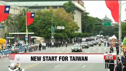 Taiwan welcomes first woman president