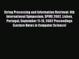 [PDF] String Processing and Information Retrieval: 9th International Symposium SPIRE 2002 Lisbon