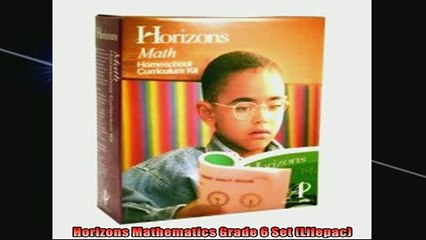 READ book  Horizons Mathematics Grade 6 Set Lifepac  FREE BOOOK ONLINE