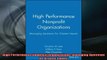 FREE EBOOK ONLINE  High Performance Nonprofit Organizations Managing Upstream for Greater Impact Full Free