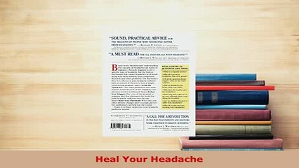 Read  Heal Your Headache PDF Online