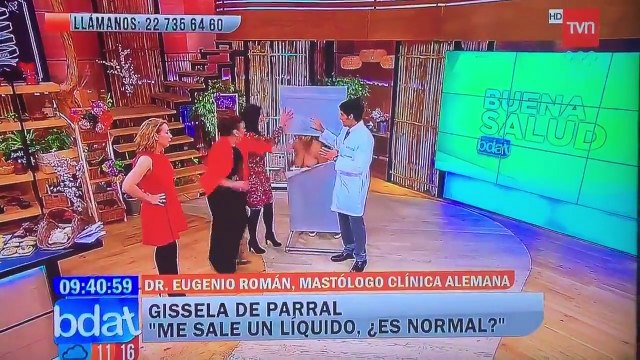 Une femme topless tombe dans les pommes en direct à la TV