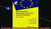 READ book  Introduction to European Tax Law Direct Taxation Third Edition Online Free