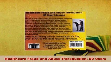 PDF  Healthcare Fraud and Abuse Introduction 50 Users Read Online