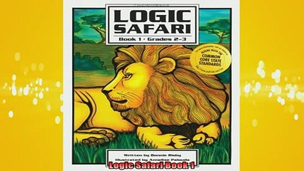 READ book  Logic Safari Book 1  BOOK ONLINE