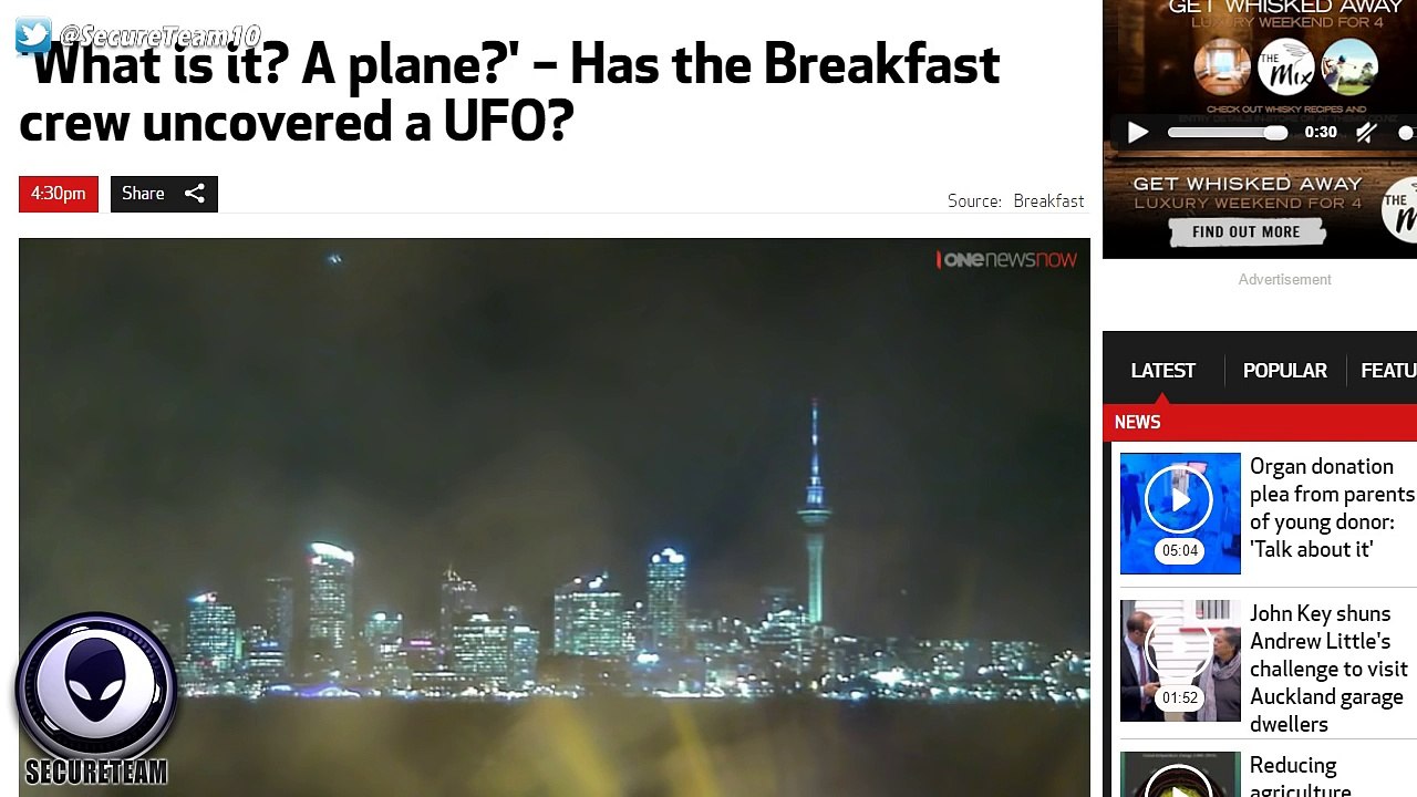 Has the Breakfast crew uncovered a UFO?