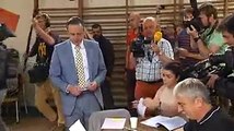 N-VA Bart De Wever vekiezingsdag 25-05-2014.