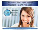 Dial now Hotmail Customer Service 1-877-729-6626 for Hotmail problems