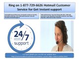 Hotmail Customer Service 1^877^729^6626 tollfree for email support