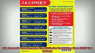 READ book  JK Lassers Your Income Tax 2016 For Preparing Your 2015 Tax Return Full Free