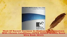 Download  Most Of Recent Increase In Medicare In Consumers With Chronic Conditions OPEN MINDS Ebook