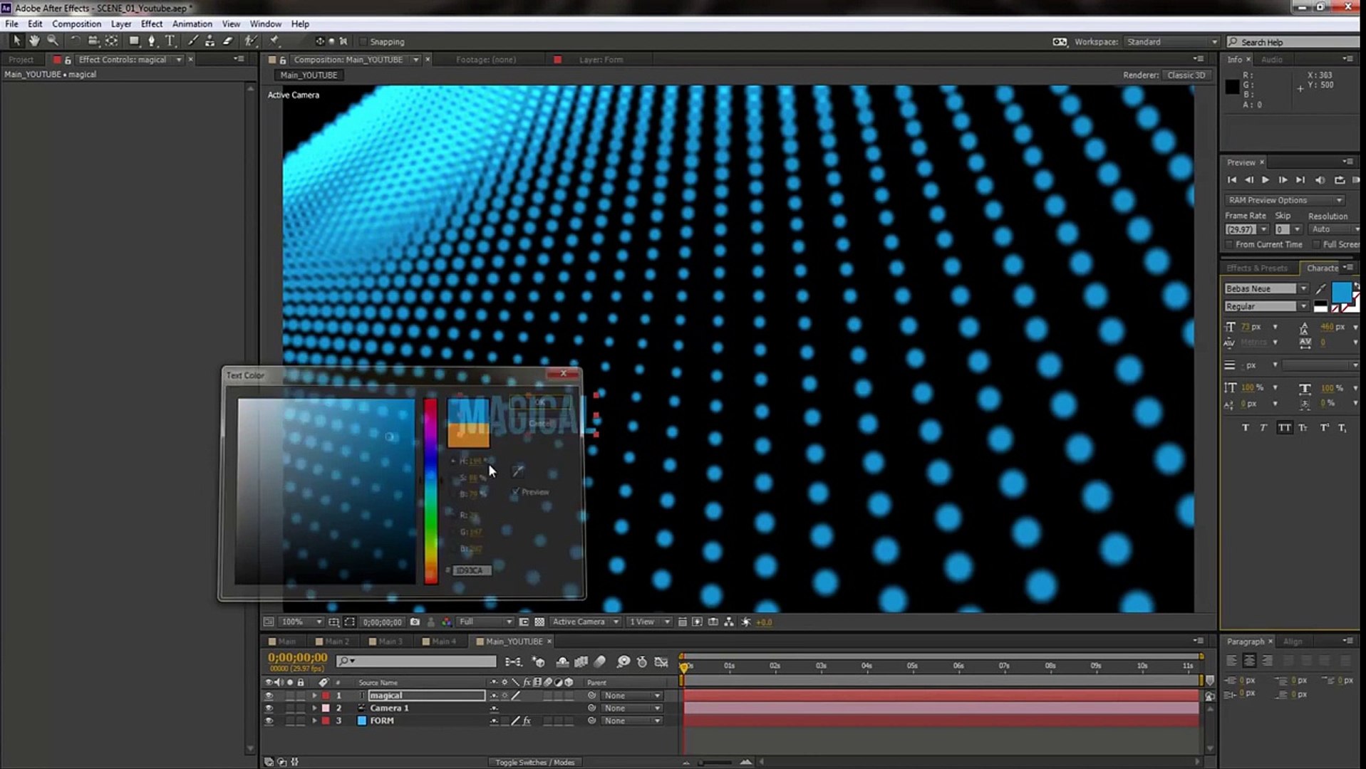⁣After Effects MOTION Graphics Tutorial │ Creating Motion Graphic Elements Using TRAPCODE FORM