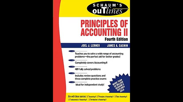 Schaums Outline of Principles of Accounting II
