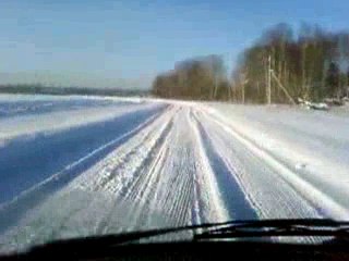 Дорога в Сокольском районе. Февраль 2009 года