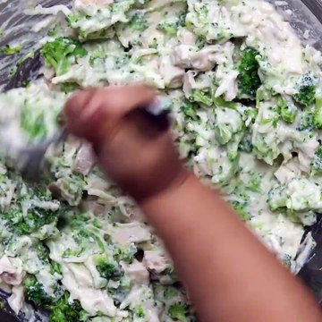 Chicken & Broccoli Alfredo–Stuffed Shells - EasyTasty