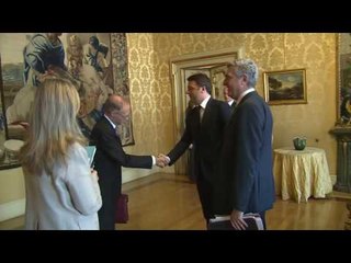 Roma - Renzi riceve Filippo Grandi  (18.05.16)