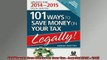 READ book  101 Ways to Save Money on Your Tax  Legally 2014  2015 Online Free
