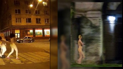 11 Prostitce And Their Customers Are Forced To Go n*k*ed  Through The Streets Of St Petersburg
