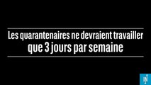 Les quarantenaires ne devraient travailler que 3 jours par semaine