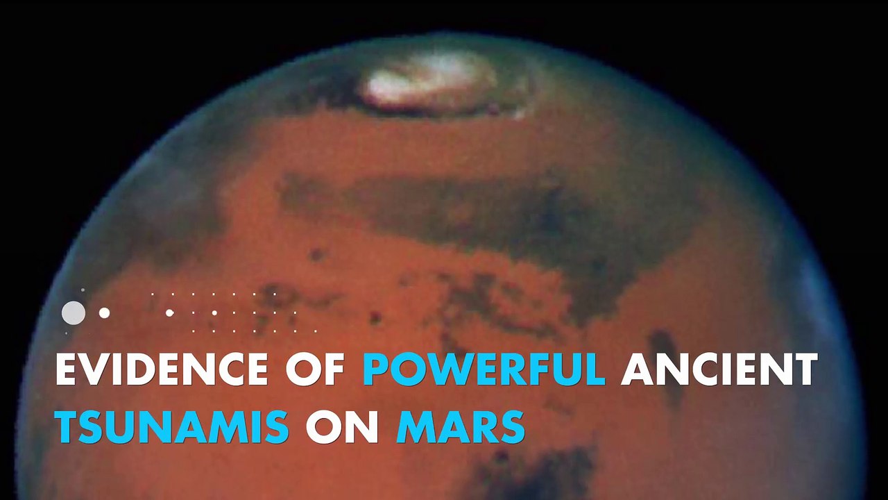 Mars may have been hit by mega-Tsunamis billions of years ago