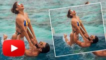 Aashish Chaudhary With SEXY Wife In BIKINI Enjoying On Beach