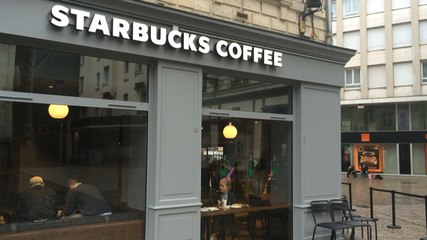 Ouverture du premier Starbucks café à Nantes