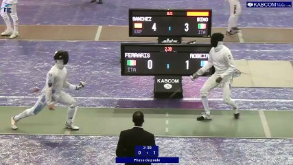SNCF Réseau 2016 - Poule ROBEIRI (FRA) vs FERRARIS (ITA)