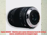 Sigma 885954 - Objetivo para canon (distancia focal 29-320mm macro estabilización de imagen)