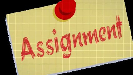How to write an assignment