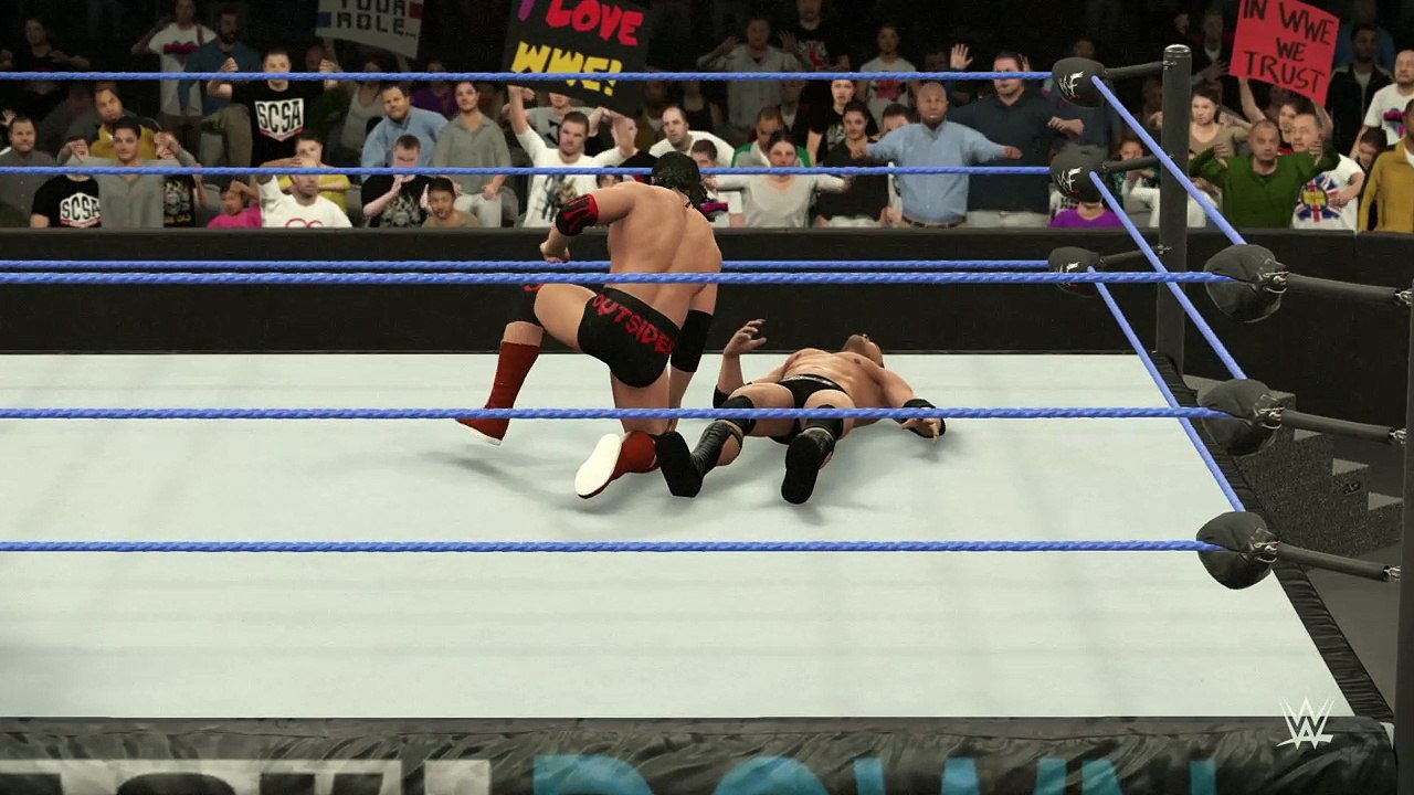 WWE 2K16 the rock v scott hall