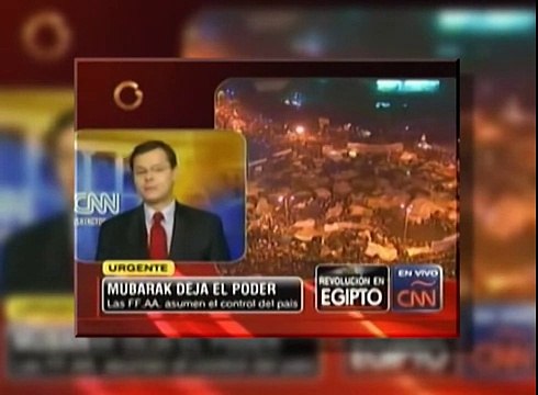 15/2/2011 - Juan Carlos Hidalgo comenta los acontecimientos en Egipto en CNN en Español