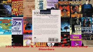 PDF  100 Questions    Answers About Sleep And Sleep Disorders Free Books