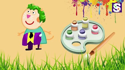Peppa Pig Batman Finger Family Nursery Rhymes Simple Songs   Familia Peppa