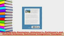 PDF  Starving Into Remission Alzheimers Parkinsons and Multiple Sclerosis Nutritional Ebook