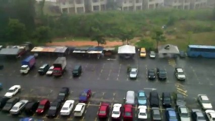 Rain in Selayang Mulia  Malaysia