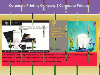 Corporate Printing Comany - Corporate Printing Serviceshow